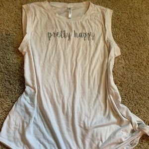 Pretty happy muscle tee